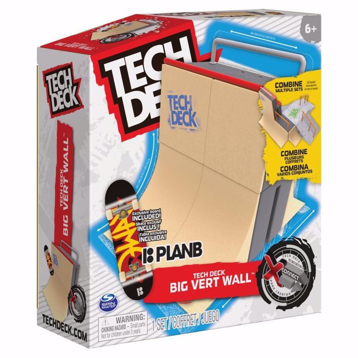 Tech Deck  X-Connect Park Creator Big Vert Wall - 1 Rampa kai 1 Sanidaki